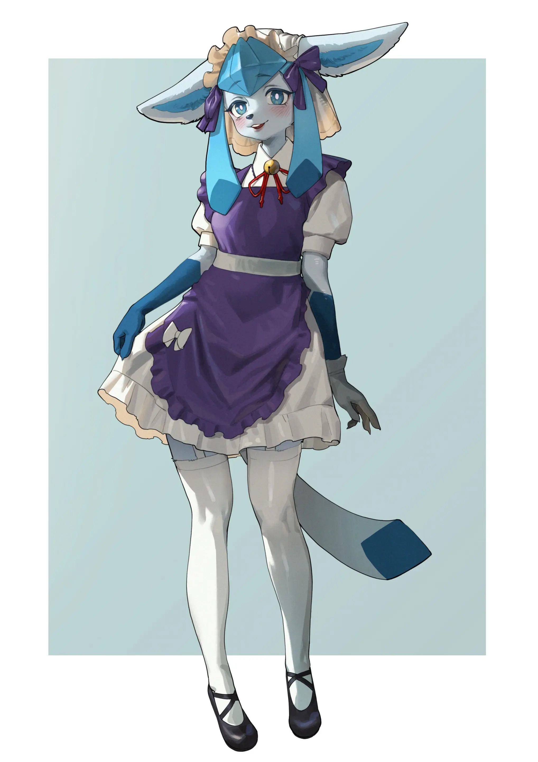 Maid Glaceon (Decensored)